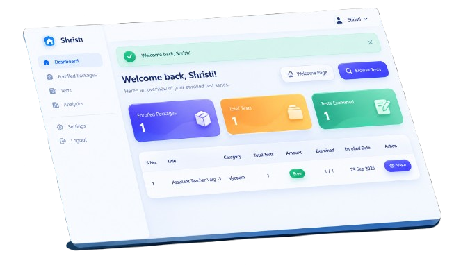 Online Test Dashboard